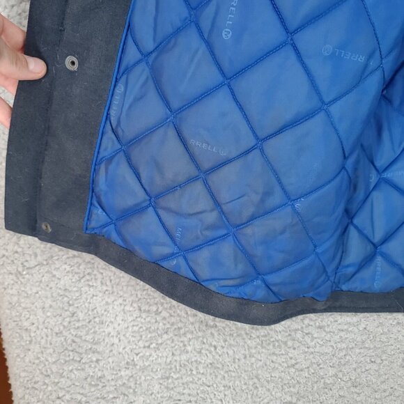 Merrell Jacket Mens Large Opti Warm Parka Coat Hooded Full Zip Blue - Picture 14 of 16
